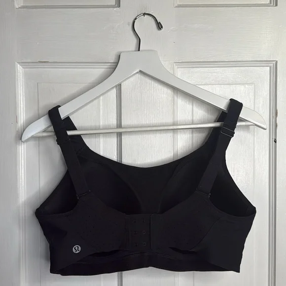 Lululemon Run Times Bra *High Support in Black W1690 Sz 36 DD - Picture 7 of 11